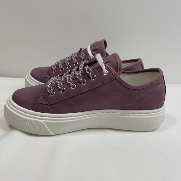 Levi's Dakota Sneaker Women's 8 Purple Vegan Suede Low Top Casual Lace Up Shoe - Picture 4 of 9